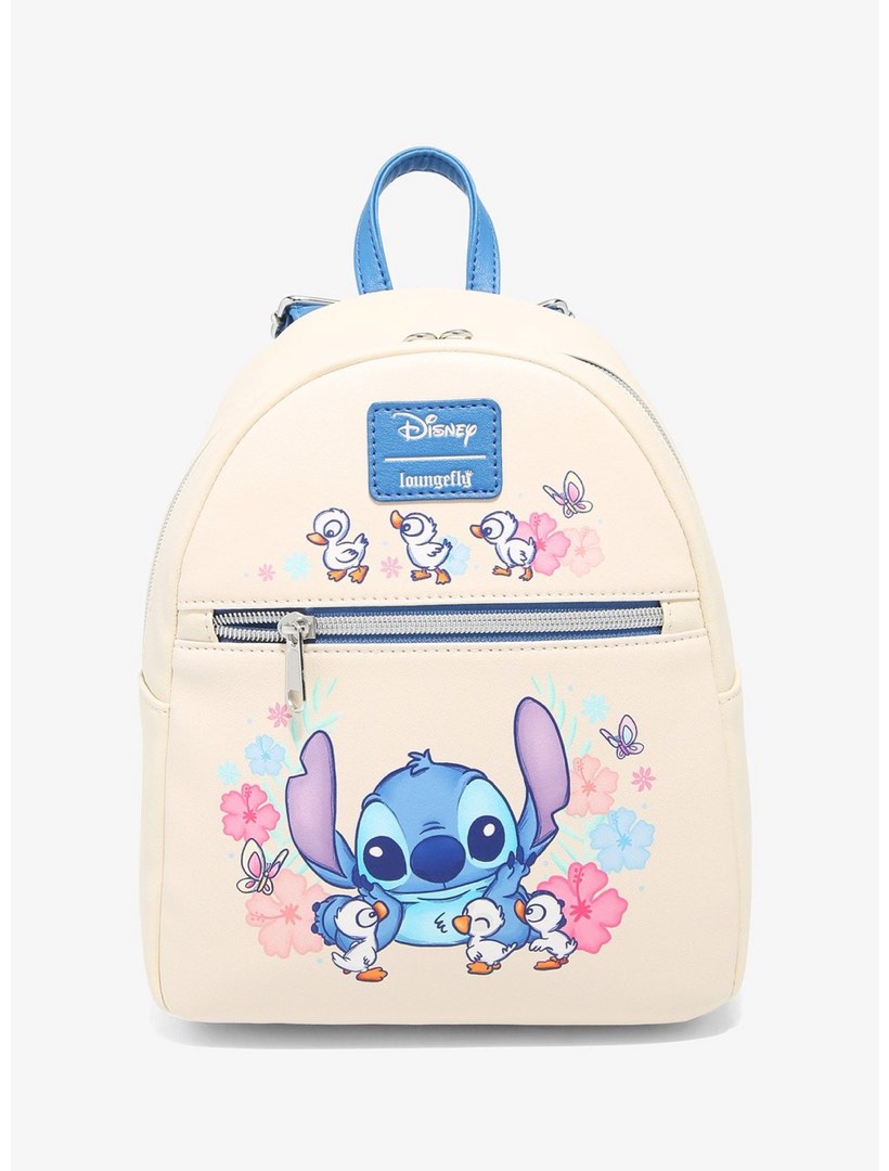 USA Loungefly Disney Lilo & Stitch Stitch With Ducks Mini Backpack