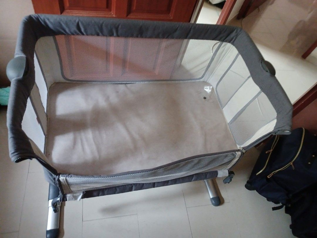 Used baby cot/crib and mattress, Babies & Kids, Baby Nursery & Kids ...