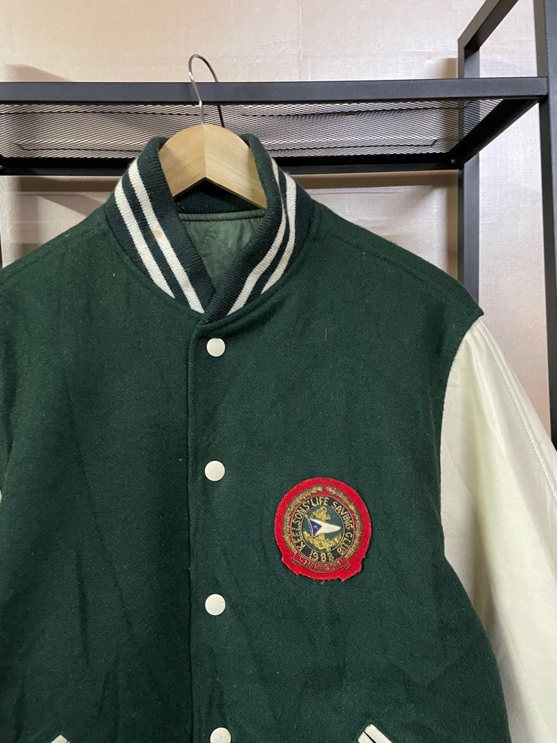 Golf wang lacoste varsity jacket on sale