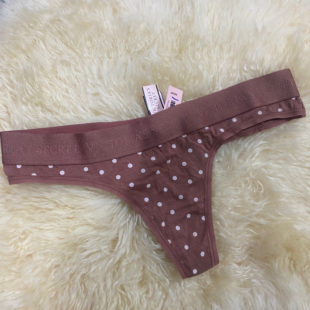 Victoria's Secret Pink, Brown Thongs