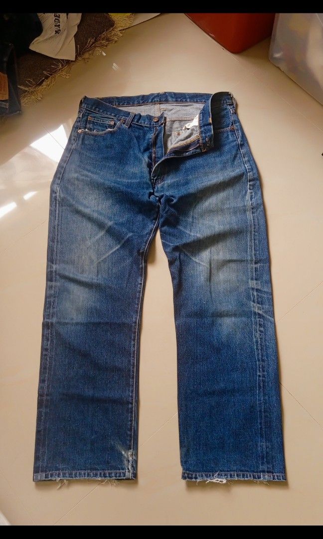 VINTAGE 90s LEVIS 551ZXX BIG E MADE IN USA SAN FRANCISCO VALENCIA ...