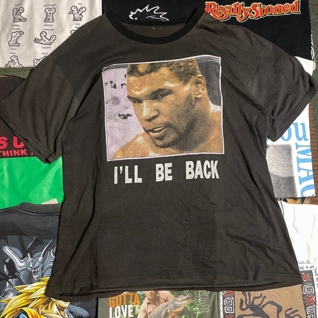 Vintage mike discount tyson shirt
