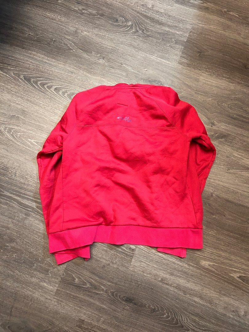 Red sales oakley hoodie
