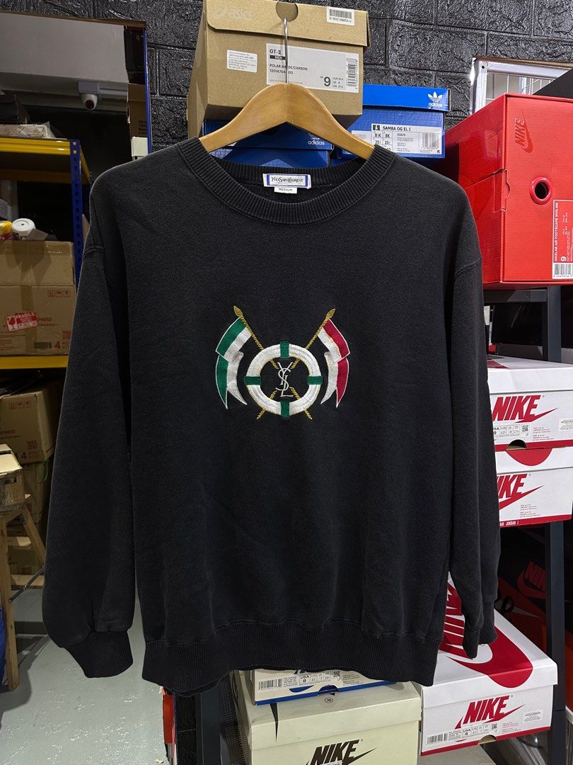 Vintage ysl crewneck hot sale