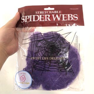 Violet Spider Web, White Spider Web