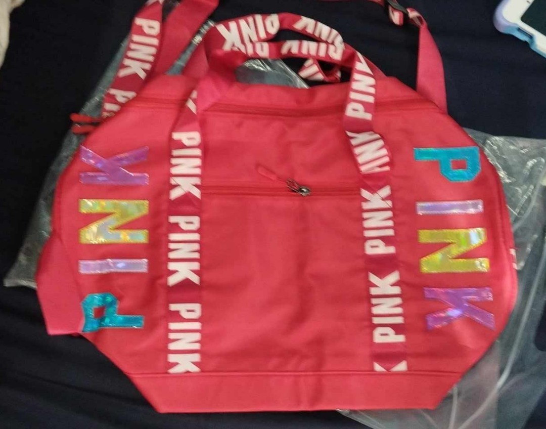 vs-pink-duffle-gym-bag-women-s-fashion-bags-wallets-beach-bags-on