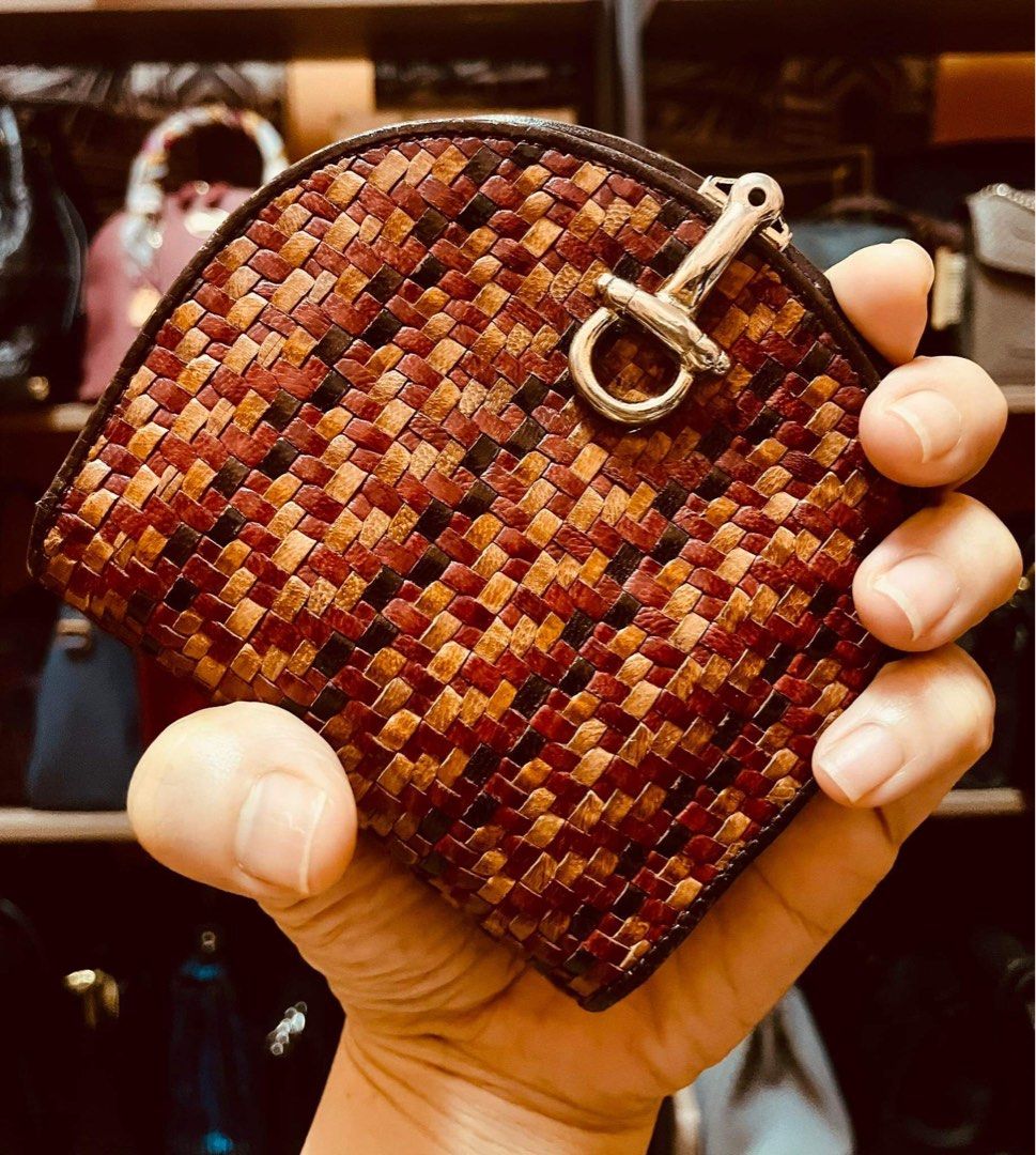Rattan wallet hot sale