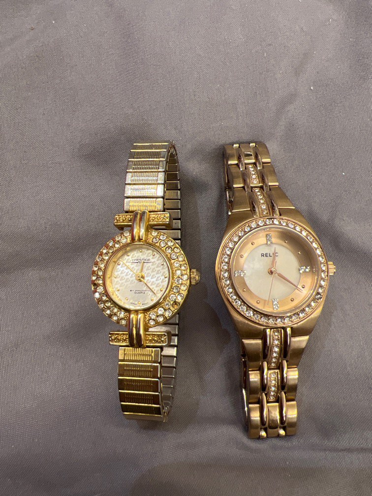 Relic women's clearance gold watch