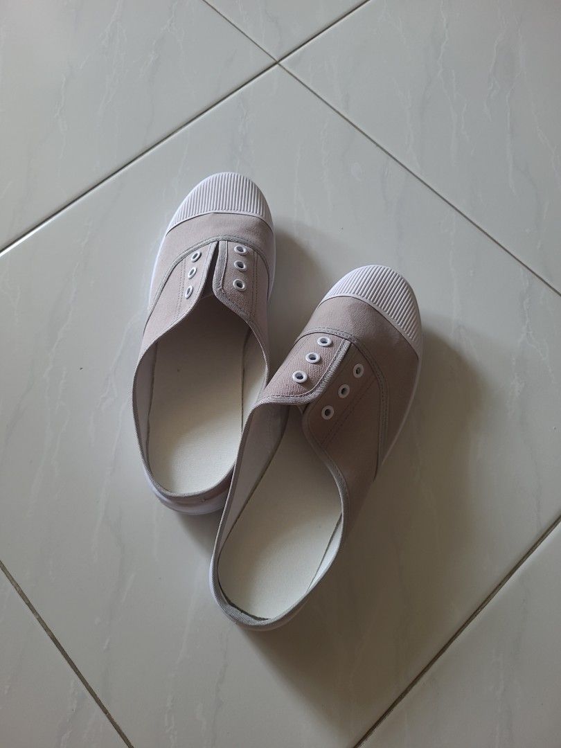 Women Canvas Mules Casual Slip On Comfortable Shoes Luxury