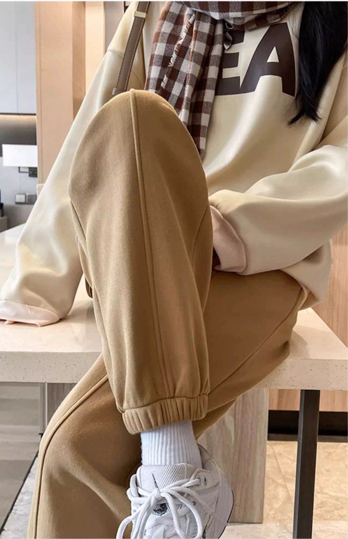 Women Korean Casual Joggers Pants High Waist Slim Sweatpants Jogger,  Women's Fashion, Bottoms, Jeans & Leggings on Carousell