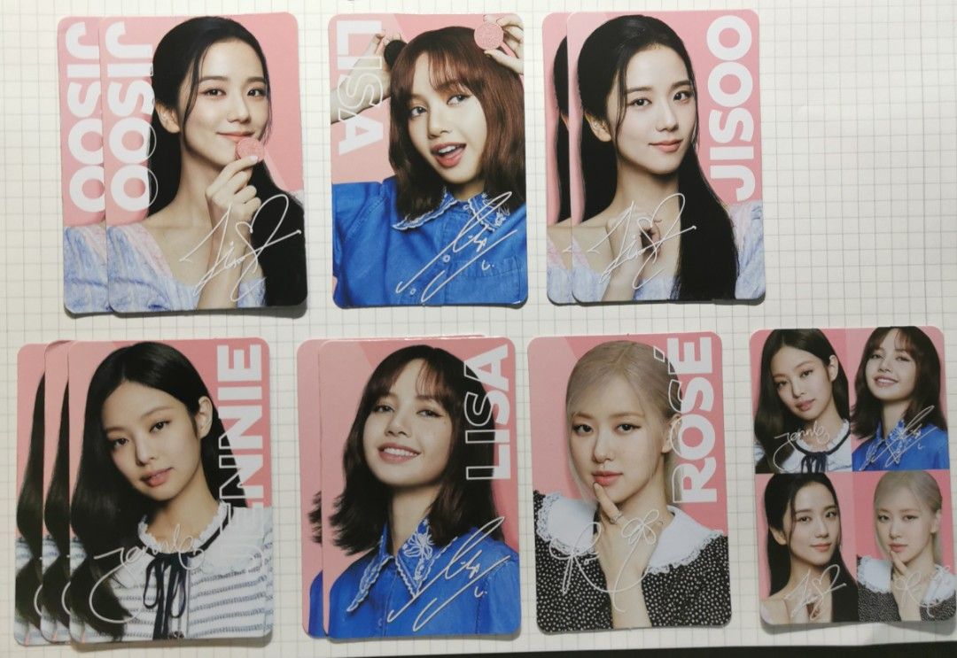 Blackpink Photocards Blackpink Photocard Kpop Photocards Jisoo