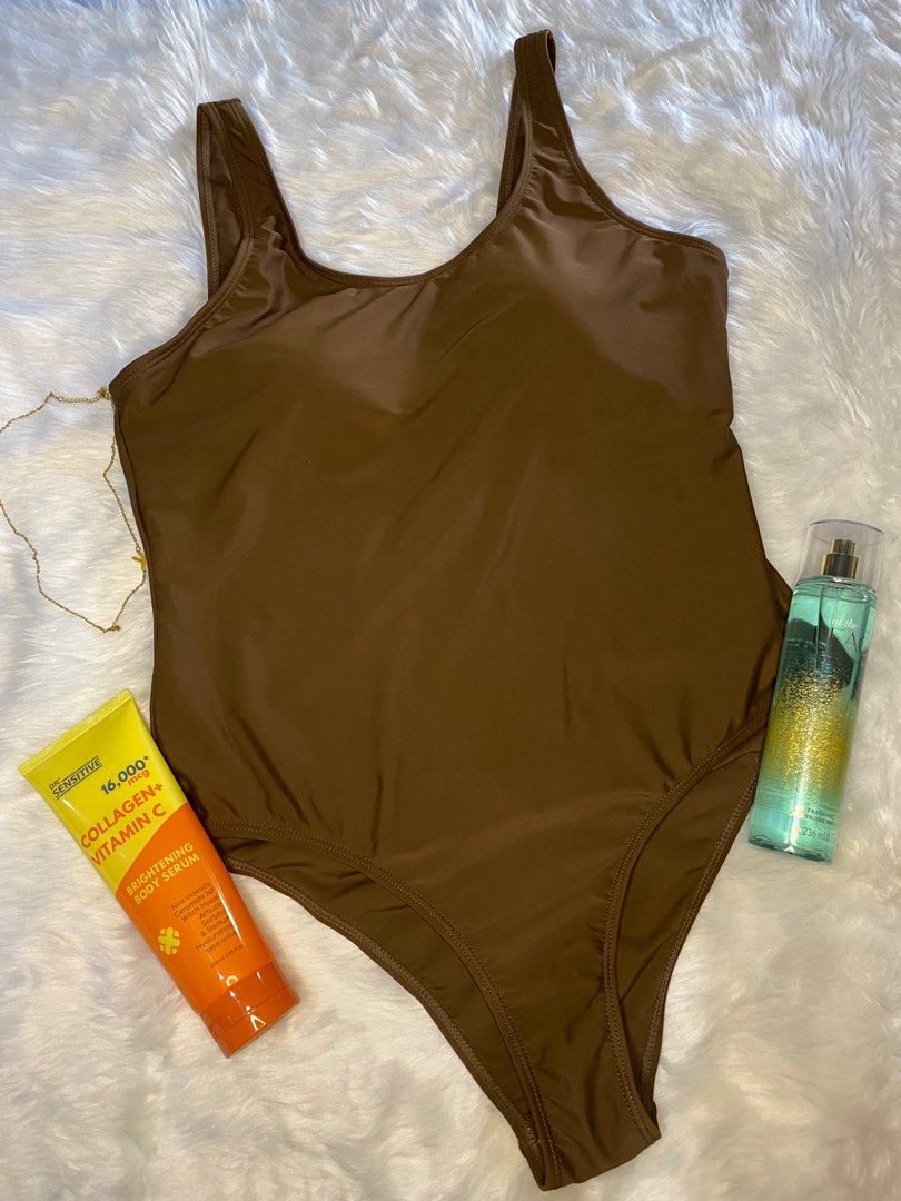 SCOOP NECK ONE PIECE WITH SCOOP BACK TURKISH DELIGHT