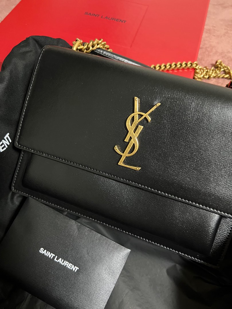 YSL Sunset Coated Bark Leather / 1 year update & review 