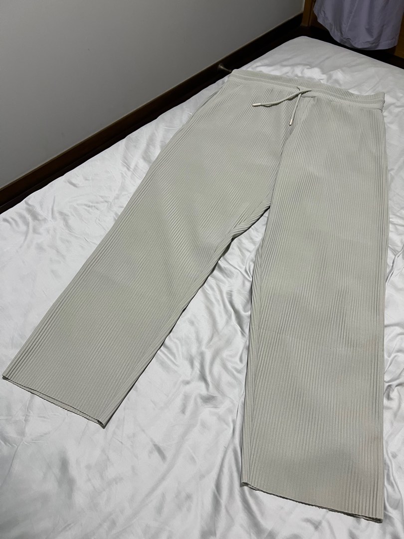 Zara Pleated Pants, Men's Fashion, Bottoms, Trousers on Carousell