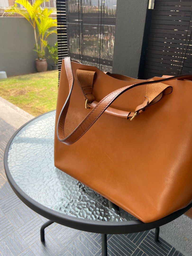 Tan tote store bag zara