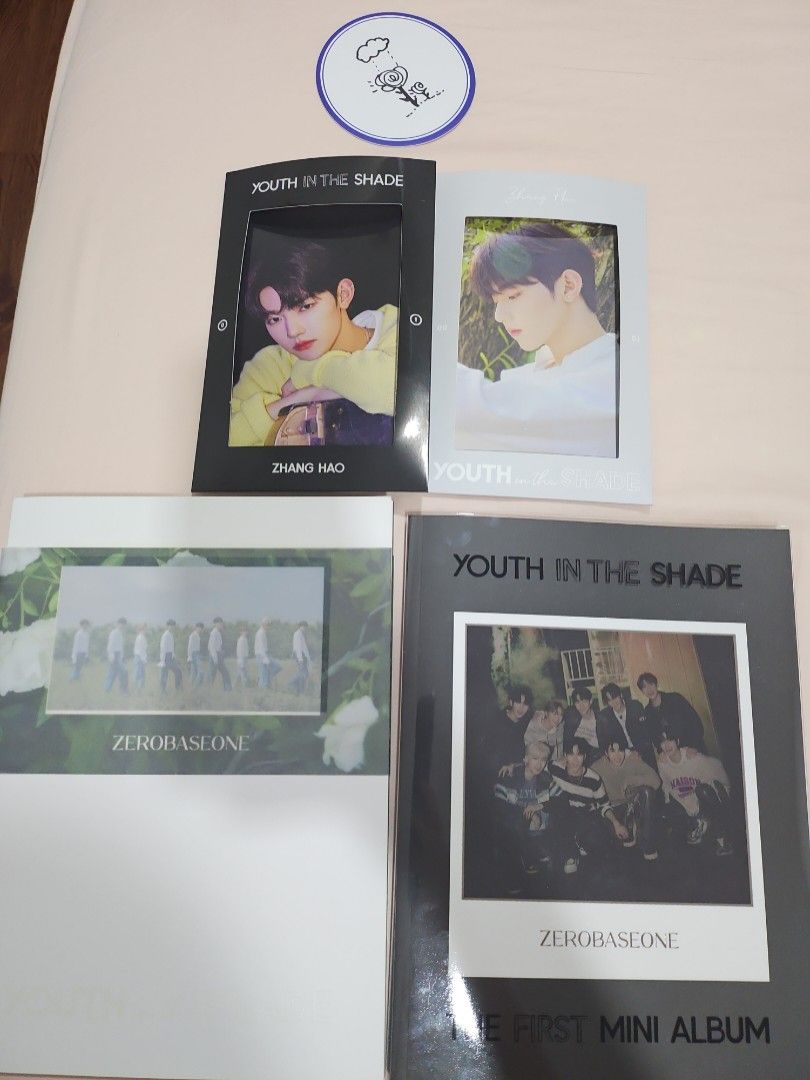 ZB1 ALBUM 2 version Zhang Hao Postcard, Hobbies & Toys, Collectibles