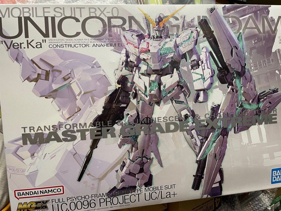 現貨全新日本版1/100 MGEX 獨角獸高達Ver.Ka MGEX UNICORN GUNDAM Ver 