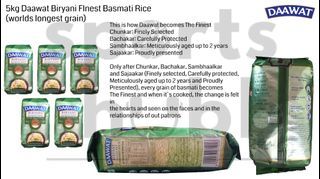 1kg Daawat Biryani FInest Basmati Rice (worlds longest grain)
