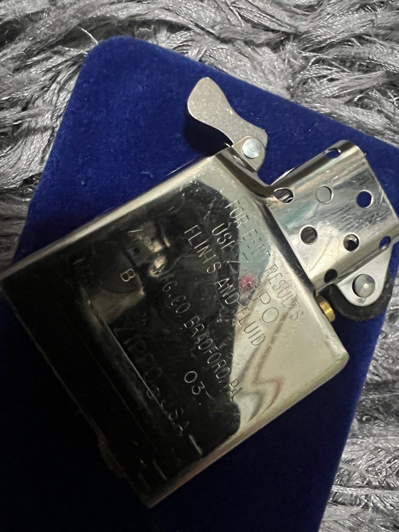 2003 sterling silver zippo lighter, Hobbies & Toys, Memorabilia
