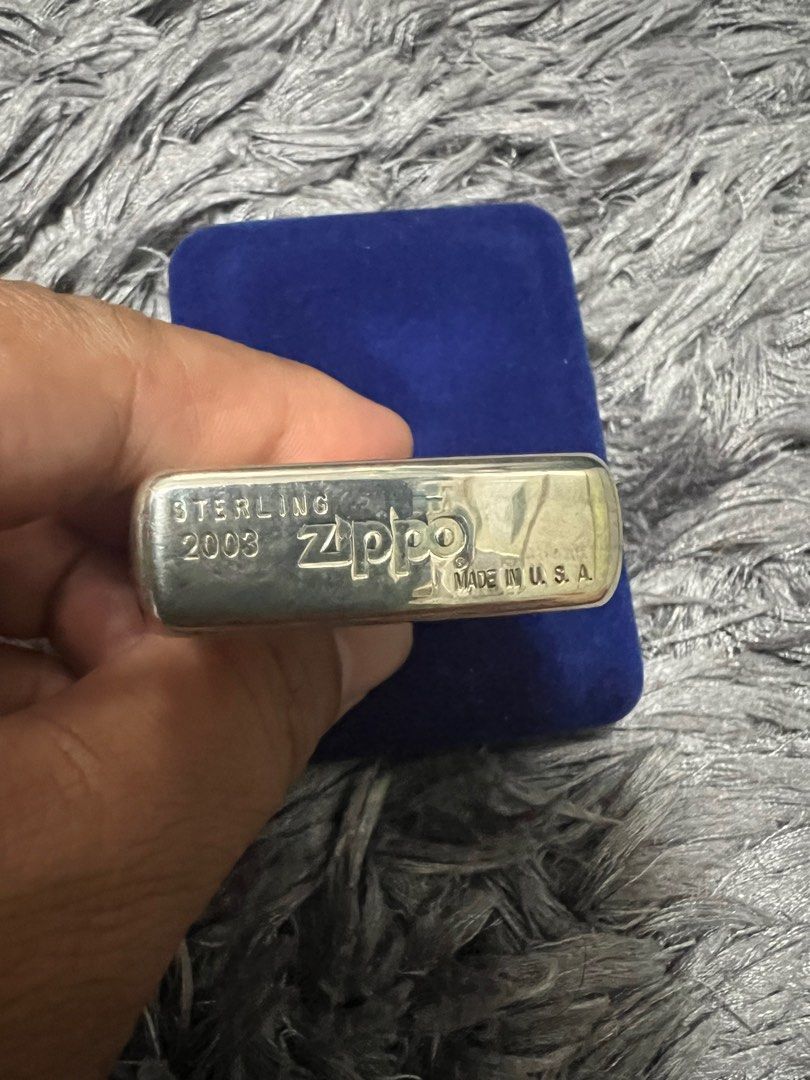2003 sterling silver zippo lighter, Hobbies & Toys, Memorabilia