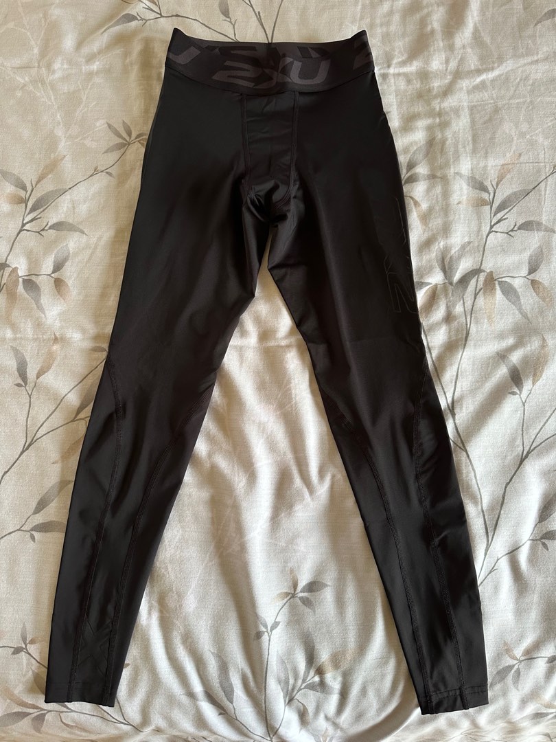 2XU Men's Accelerate Mens FullLength Compression Tights (Black/Nero, S