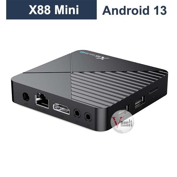X88Pro 13 8K TV box runs Android 13 on Rockchip RK3528 SoC - CNX Software
