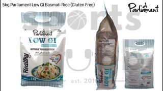 5kg Parliament Low GI Basmati Rice (Gluten Free)