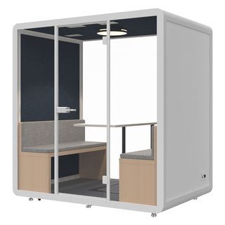 可動式プライバシーホテルワークガーデン屋内プレハブ防音会議オフィスポッド