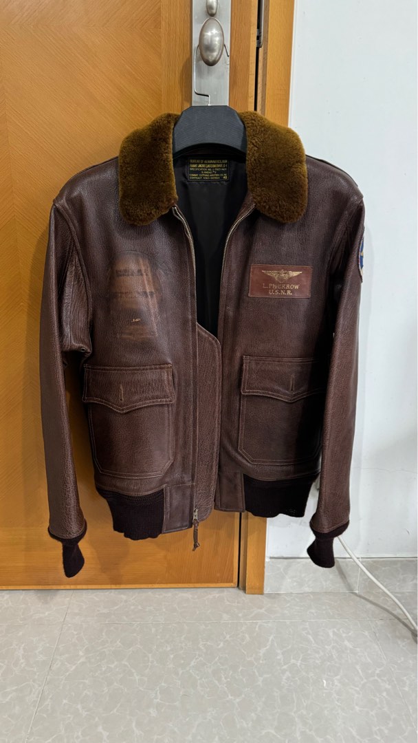 古著bureau of aeronautics USN flight Jacket G1 美國軍褸空軍軍事皮