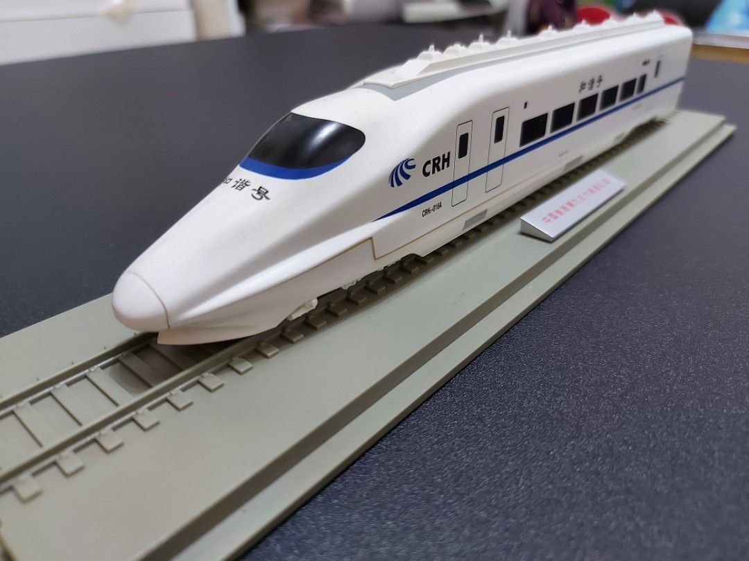 中国高速列車 和諧号CRH380B鉄道模型 中国鉄道会社特別贈品 入手難-