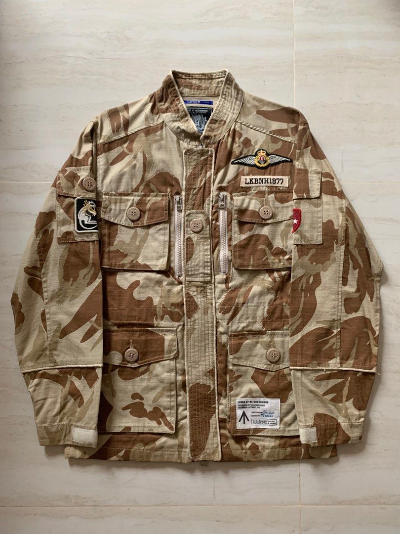 搬屋清櫃絕版Luker by NEIGHBORHOOD Military Camo Jacket 迷彩軍褸