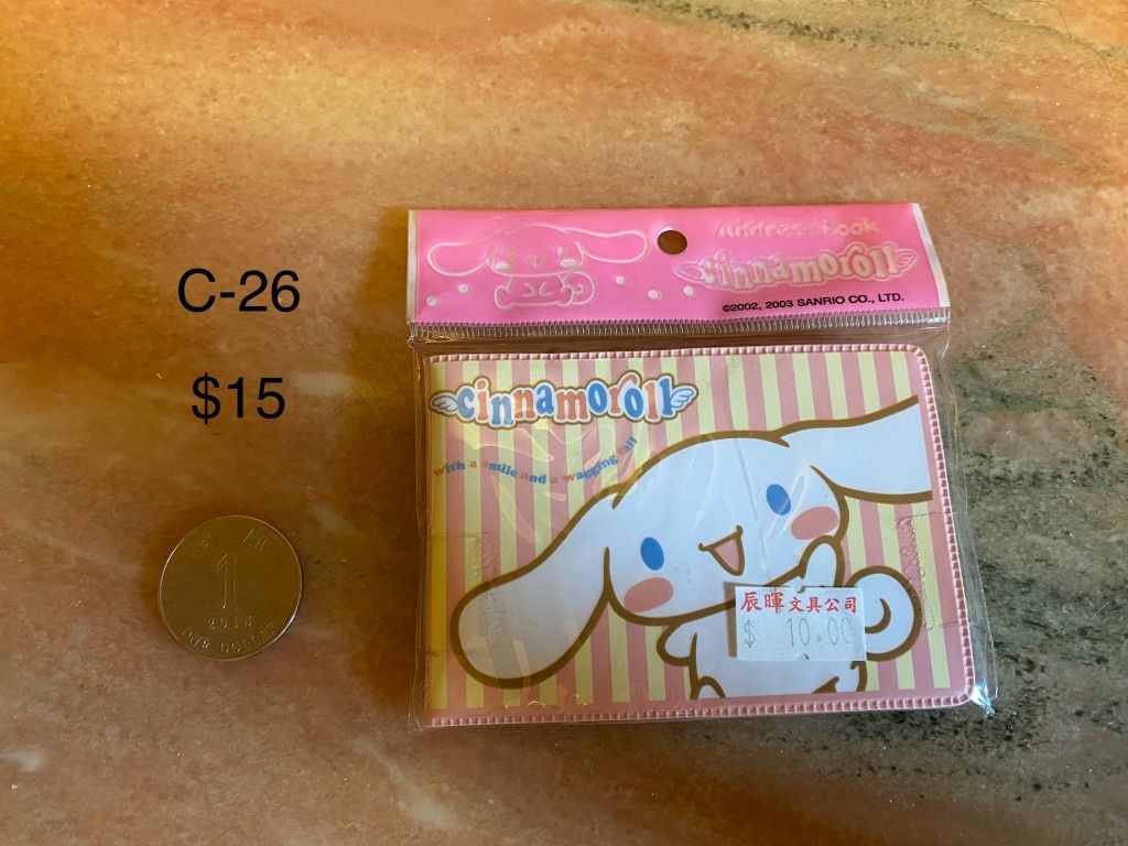 中古絕版Sanrio Cinnamoroll 玉桂狗地址簿, 興趣及遊戲, 手作＆自家