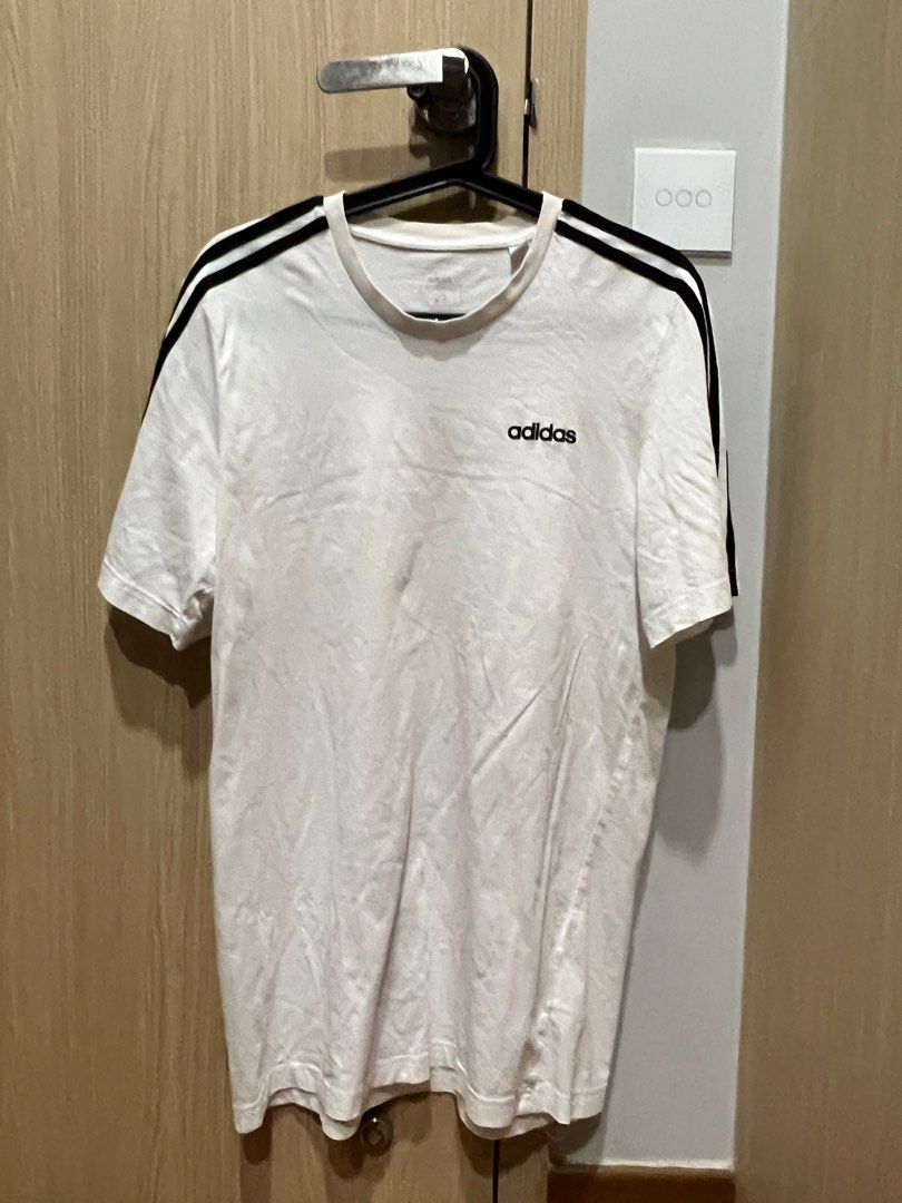 Adidas stripe shirt new arrivals