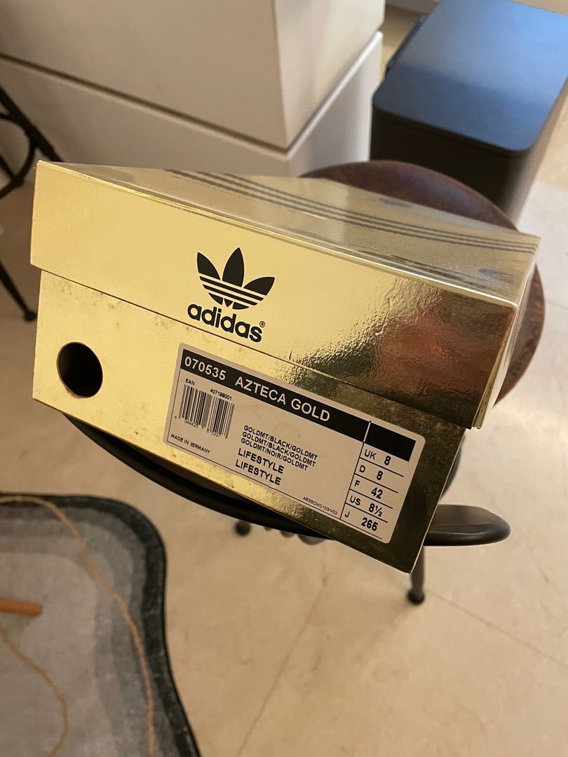 Adidas azteca deals gold shoes