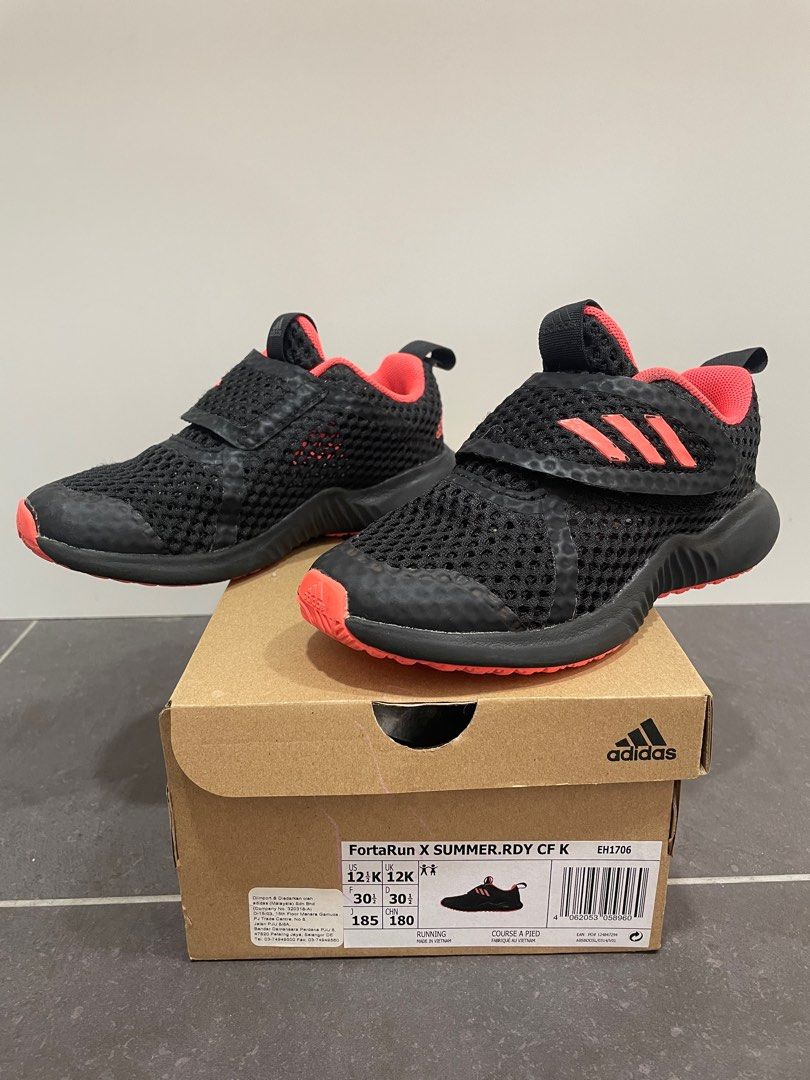 Adidas FortaRun X SUMMER.RDY CF K Unisex Kids Shoes UK12K Babies