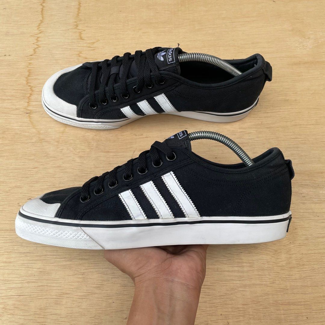 Adidas Nizza Black White 10.5UK RM11O Men s Fashion Footwear