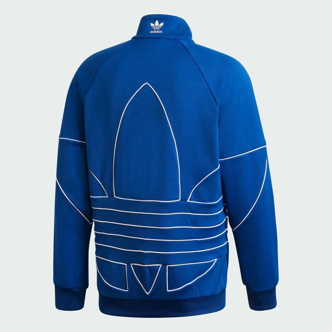 Adidas originals big best sale trefoil track top