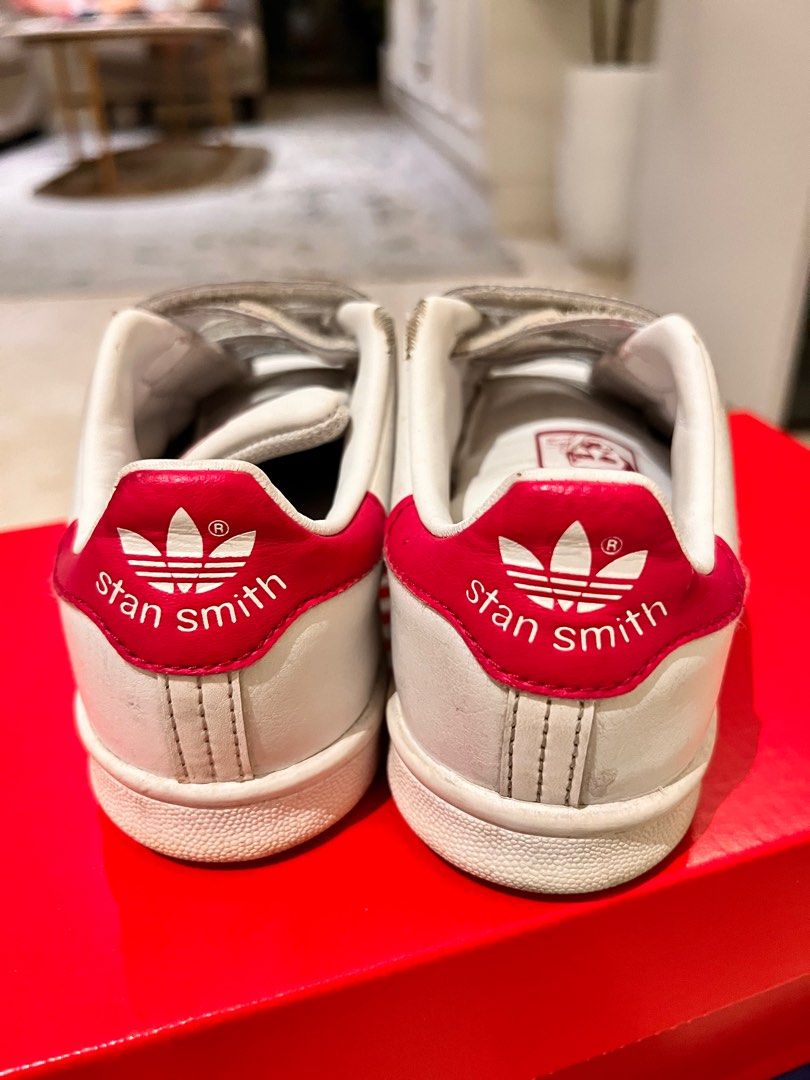 Adidas stan smith 2 top kids red