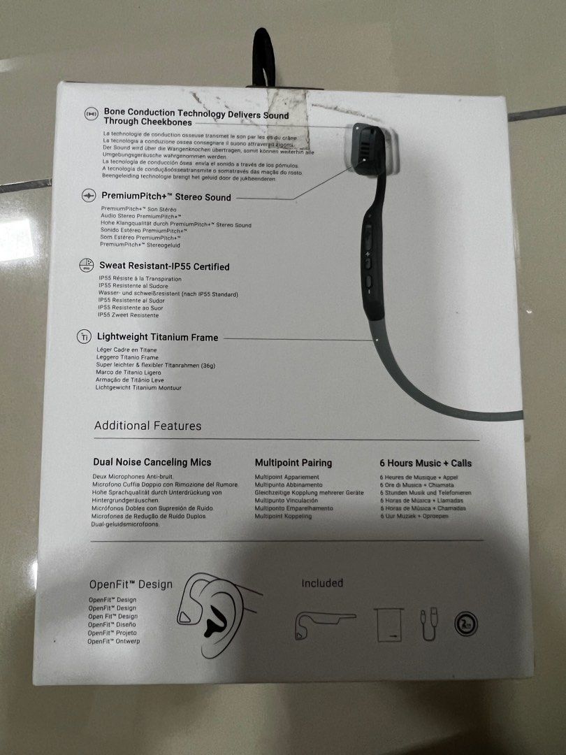 Aftershokz store titanium waterproof