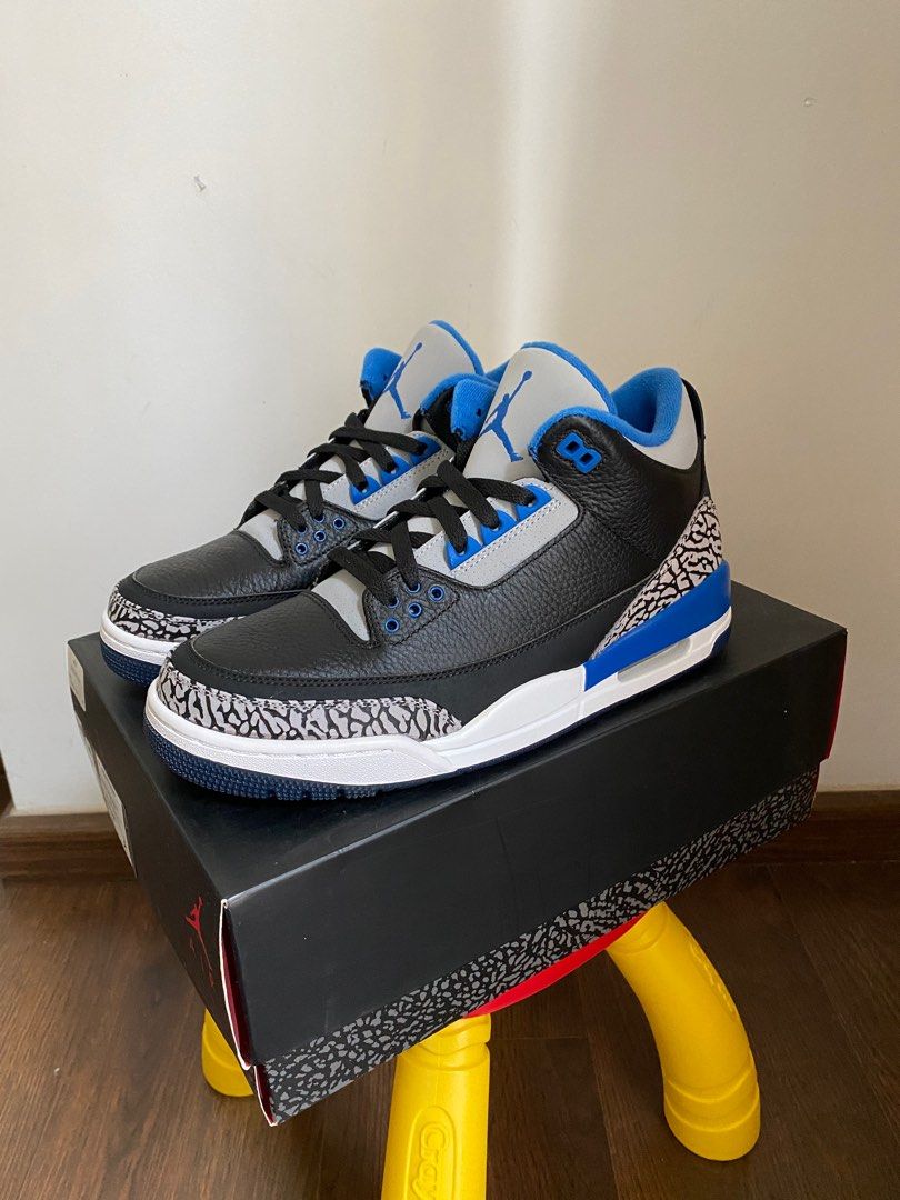 Nike air jordan 3 blue cheap