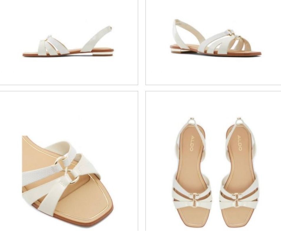 ALDO brand new white sandal in a box. US 6 Euro 36 UK 3 Women s