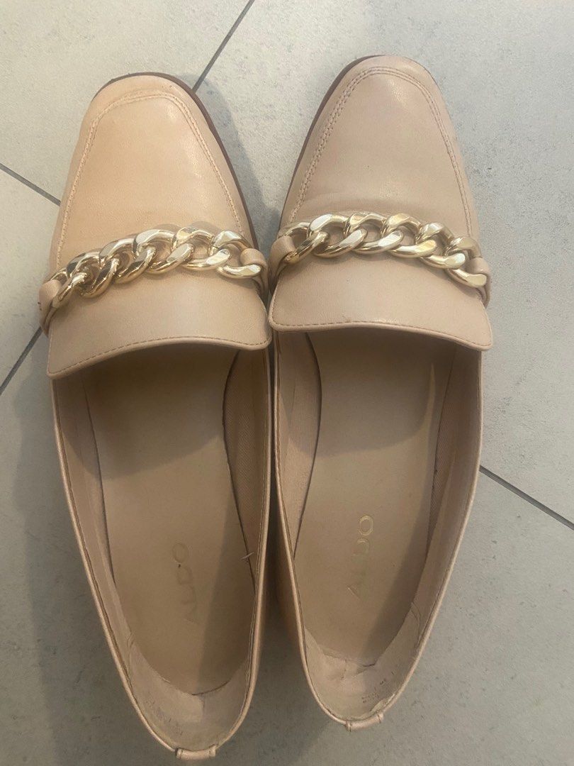 Aldo gold clearance loafers
