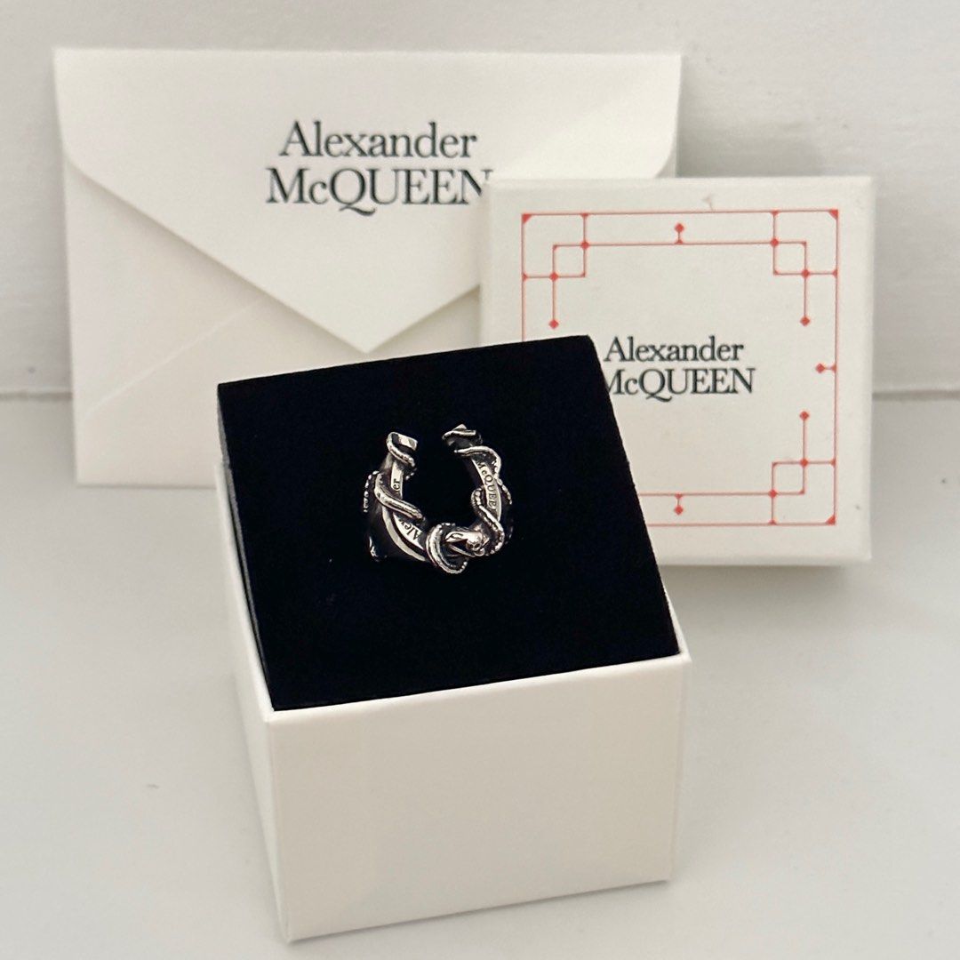 Alexander mcqueen snake ring hot sale