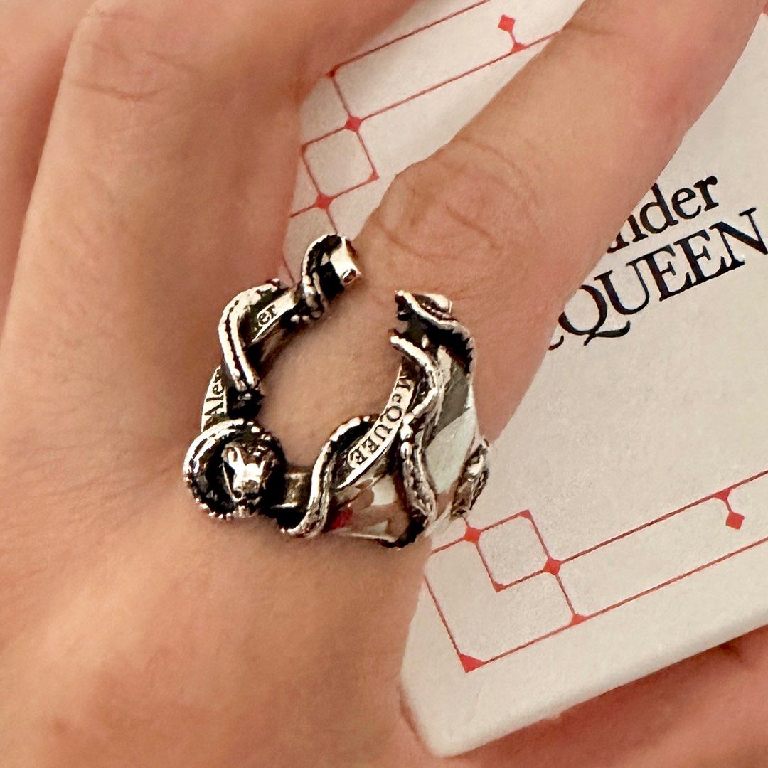 Alexander mcqueen on sale snake ring