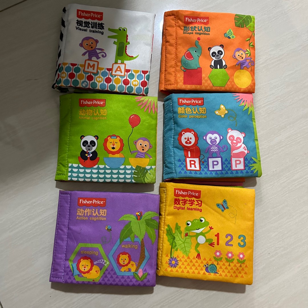 All for 12 fisher price Baby clothes books, Babies & Kids, Infant Playtime on Carousell