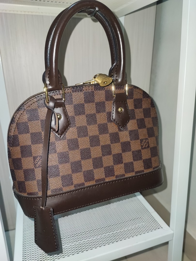 Louis Vuitton Damier Ebene Canvas Alma PM Bag Louis Vuitton