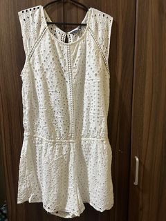 American eagle outfitters white summer romper