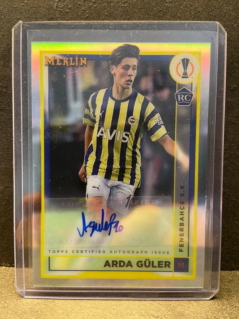 Arda Guler Auto Topps Merlin 202223, Hobbies & Toys, Memorabilia