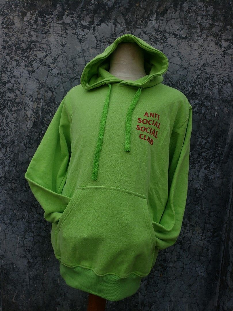 ASSC ANTI SOCIAL SOCIAL CLUB HOODIE, Fesyen Pria, Pakaian Baju