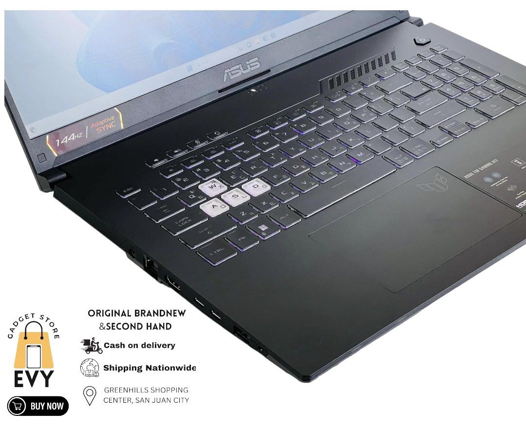 ASUS TUF Gaming A17 FA707RE_FA707RE RYZEN 7 6800 16GB 512GB SSD RTX ...